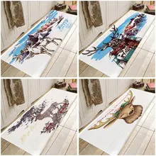 Творческий 3D напечатание рождественское коврик коврики для прихожей и коврики для Спальня Гостиная коврик для кухни, ванной, Противоскользящие коврики