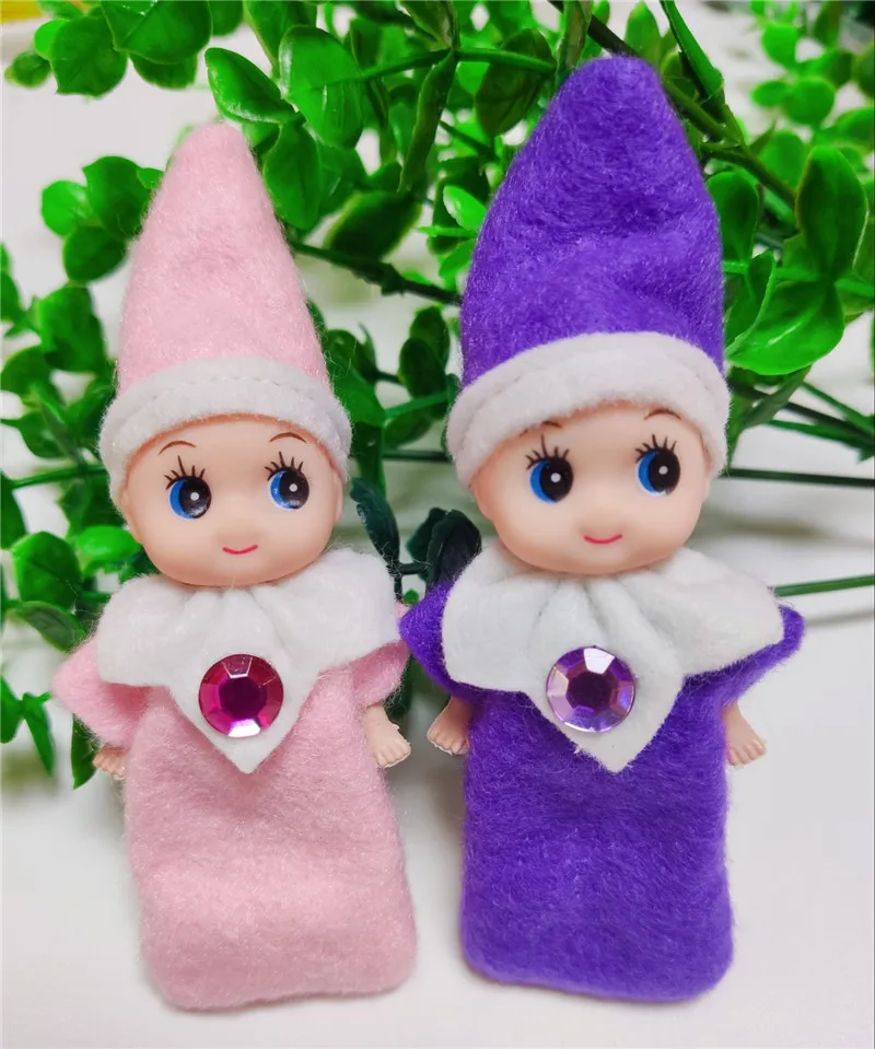 20 шт./лот новинка рождественские детские куклы эльфы Детские игрушки мини эльф