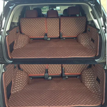 

Custom car trunk mats for New Toyota Land Cruiser 200 5seats -2010 waterproof boot carpets liner for LC200 styling