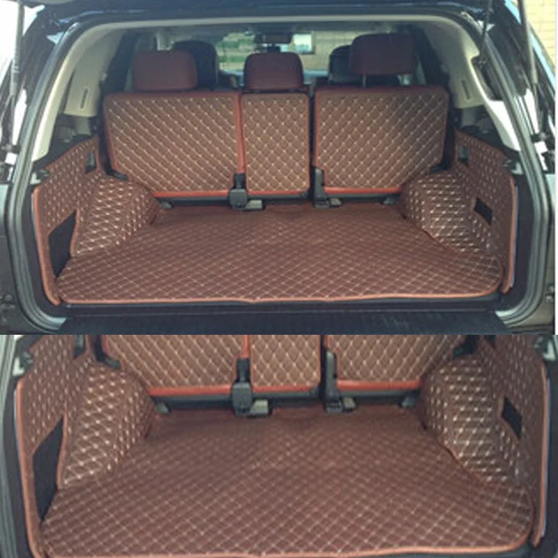 Коврики для багажника автомобиля на заказ нового Toyota Land Cruiser 200 5 сидений-2010
