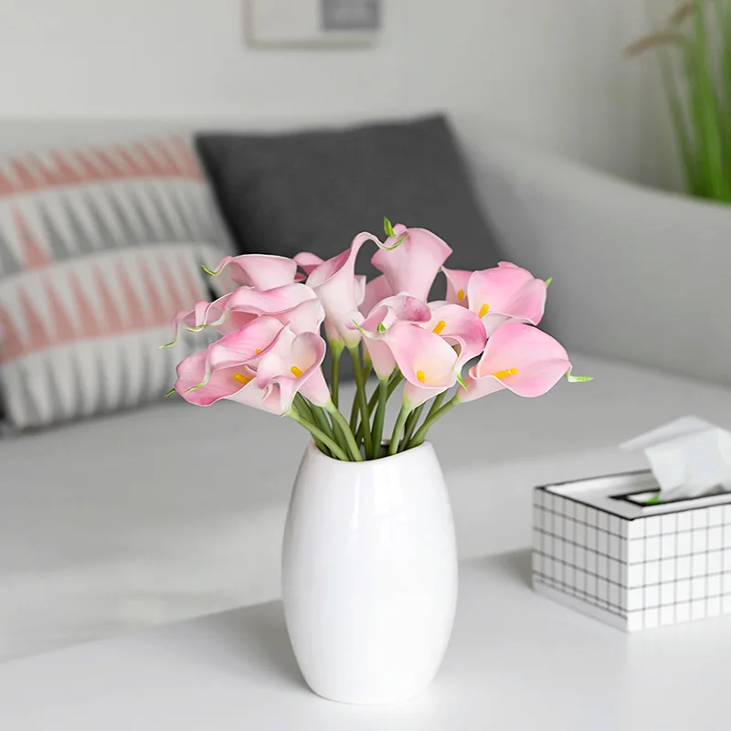 yumai 10 pcs set PU Real Touch Tulip Flowers Bundle Long Stem Calla Artificial Flower Bouquet 1 yumai 10 pcs set PU Real Touch Tulip Flowers Bundle Long Stem Calla Artificial Flower Bouquet 5