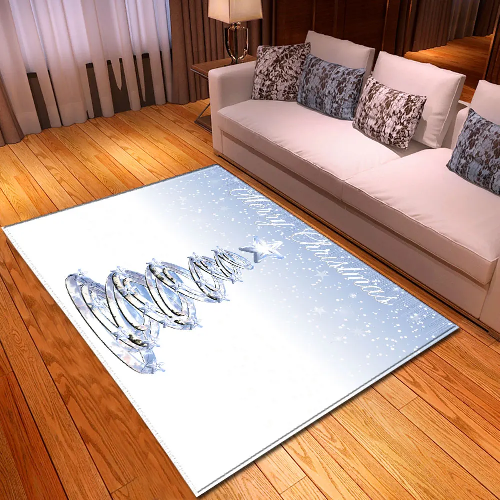 Merry Christmas ковры фланелевые 3D принтованные коврики для гостиной Xmas кедровый коврик скандинавский большой красный ковер для декора гостиной