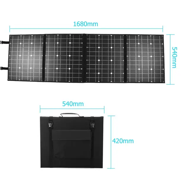 400W Solar Panel 18V DC Cable USB Port Outdoor Portable Battery Charger For Phone Car Yacht RV Lights Charging With Controller 5