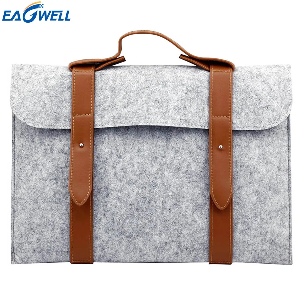 

Felt Bag 10 11 13 15 inch Notebook Computer Laptop Sleeve Bag Case For Macbook Air Pro Retina HandBag Pouch Bag For Men Women