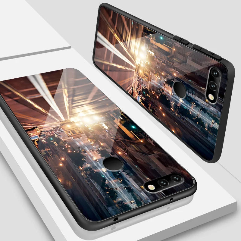 W309 Мобильный чехол для телефона для Huawei Honor 6X 7A 7C 7X 8A 8X9 облегченное закаленное стекло крышка Y9 Y6 Y7 премьер-профессионал Magic2 Чехлы TPU - Цвет: W309