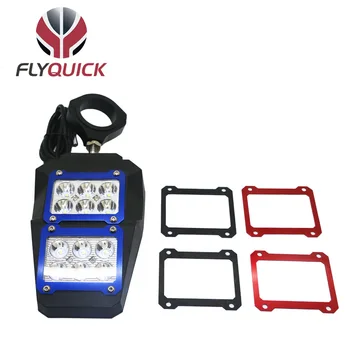 

all-terrain vehicle UTV/ATV three-color rear frame 1.75/2 inch reflector with lights