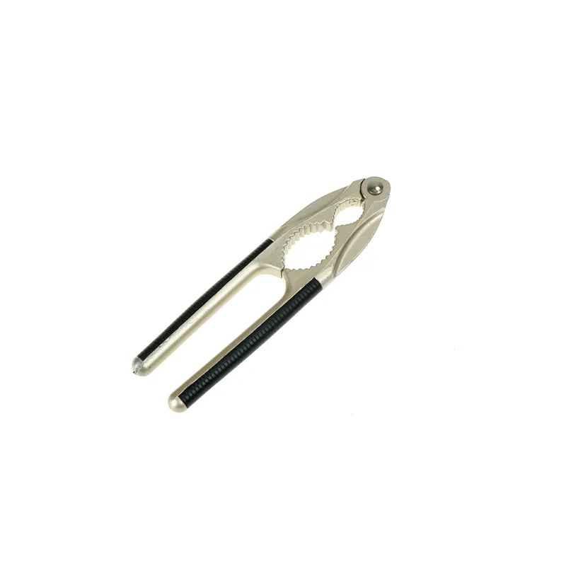 

1pc Practical Stainless Steel Nutcracker Sheller Walnut Cracker Plier Crusher