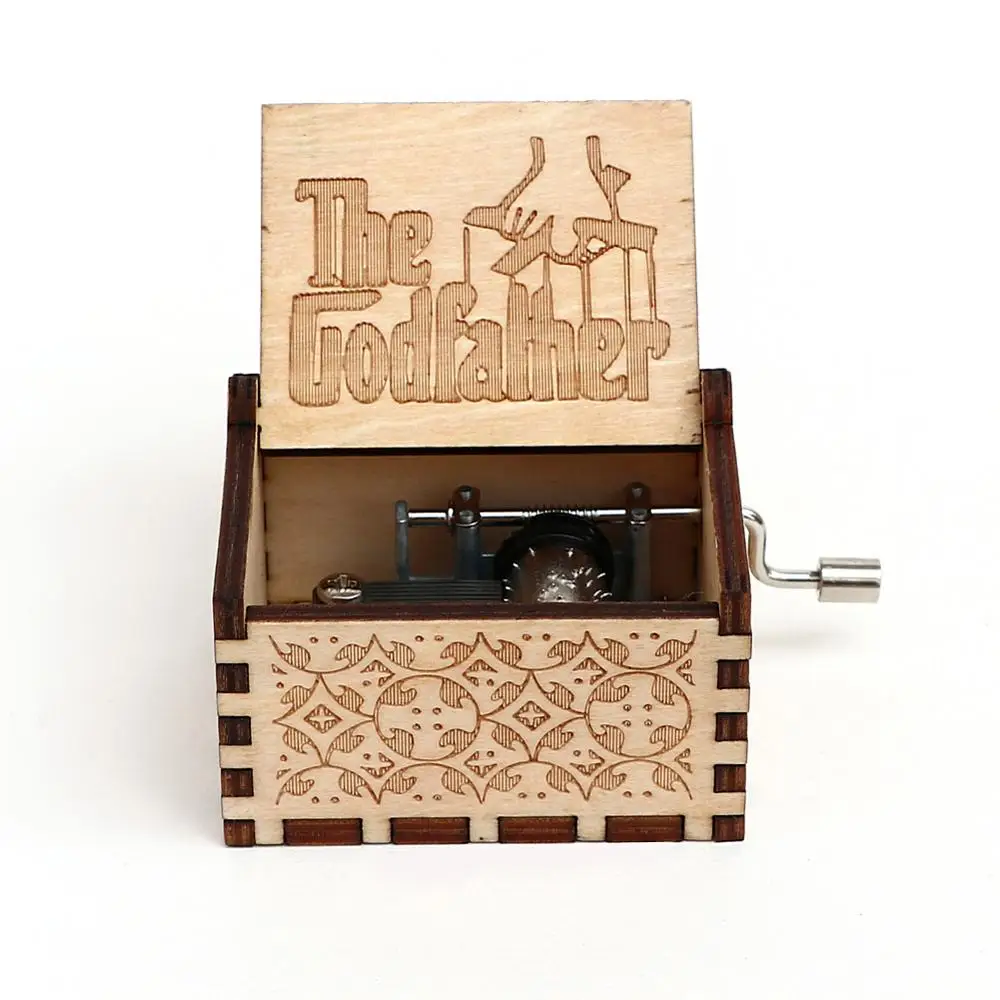 Музыкальная тема Эдельвейс музыкальная шкатулка старинная резная игра трон деревянная музыкальная шкатулка Рождественский подарок на день рождения