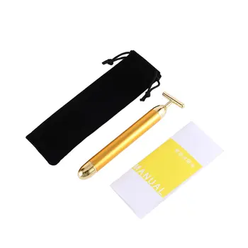 

Energy Beauty Tool Facial Massager T Shape Facial Beauty Care Vibration Facial Beauty Massager Energy Vibrating Bar 2020 NEW