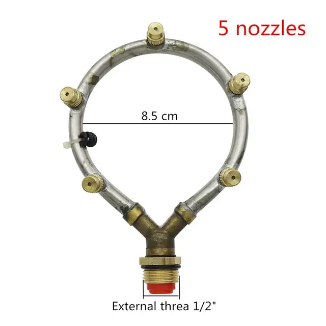 5 Nozzle and filter
