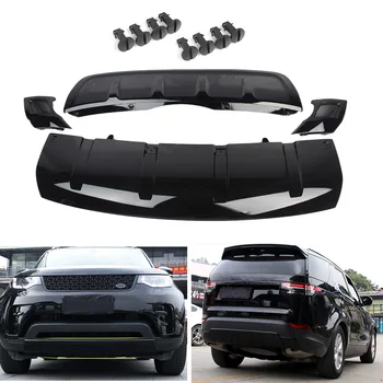 

Discovery 5 Car Front Rear Bumper Protector Guard Skid Plate Board Cover Trim For Land Rover L462 2017 2018 2019 Glossy Black