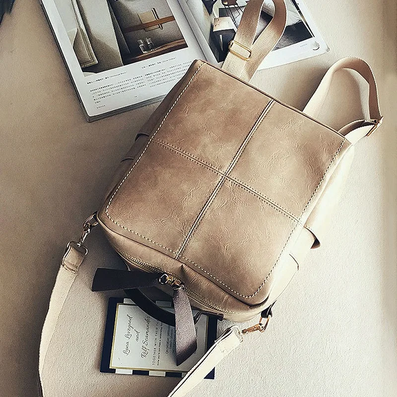 Классический рюкзак из искусственной кожи Ms. Backpack школьный рюкзак для девочек
