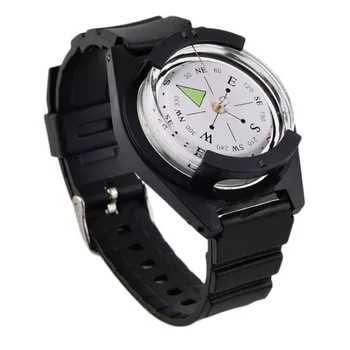 

Tactical Wrist Compass Outdoor Camping Tool Survival Adventure Hiking Tourism Equipment Fishing Hunting Accessories Black Bands