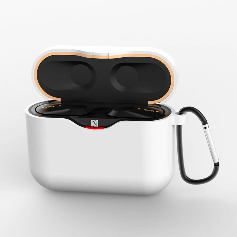 Беспроводной Bluetooth наушники открытие анти-шок зарядный чехол для sony WF-1000XM3 гарнитура Мягкий Силиконовый ТПУ чехол защитный чехол - Цвет: 06