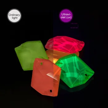 

Feilang New K9 Neon Irregular Shape Sew On Rhinestones 13*17mm 5 Colors Glitter Glass Glowing For Garment Decoration