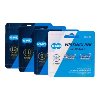 

KMC Bicycle Chain MissingLink 2 Pairs Master Link Connector for 8 9 10 11 12 Speed mainframe Drivetrain Systems Chain