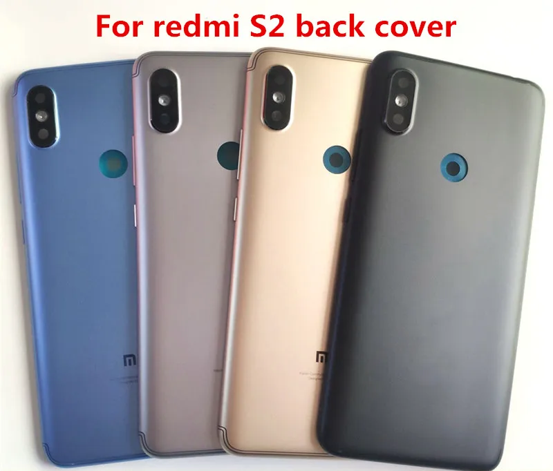 Подарок + передний корпус ЖК-рамка для Xiaomi Redmi S2 Задняя Крышка Ремонт Запасные