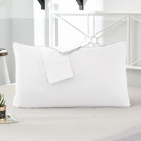 Taie d'oreiller standard en coton pour chambre à coucher, housse de coussin solide, document, literie, 40x60cm, 50x70cm, 50x90cm 3