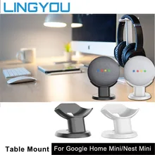 LINGYOU Del Supporto Del Basamento Per Google Casa Mini Nido di Mini Voce Assistenti Compatto Supporto di Cucina Camera Da Letto Studio Audio Supporto Acesorios