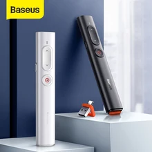 Baseus Presenter Draadloze Afstandsbediening 2.4Ghz Usb & Usb C Laser Pointer Voor Mac Win Projector Ppt Powerpoint Presentatie pen