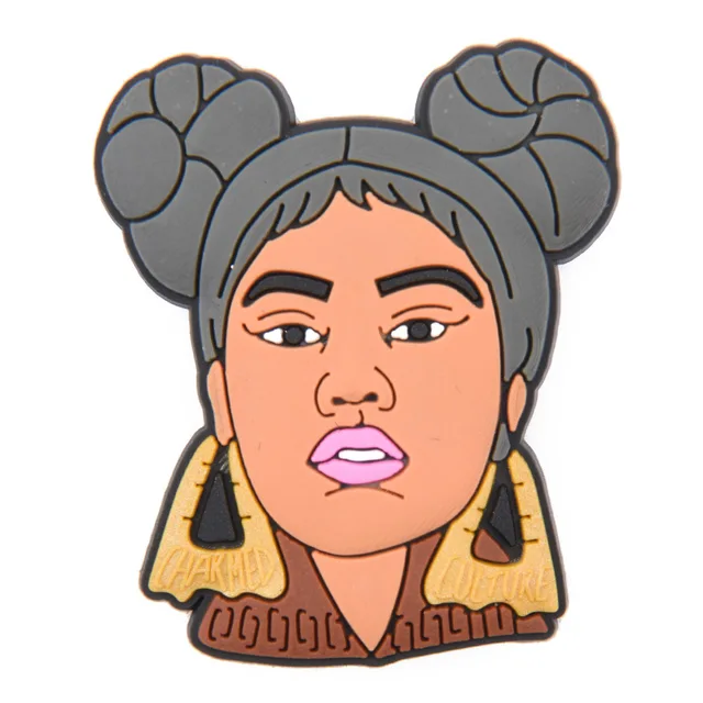 New Arrival 1 Pcs Croc Shoe Charms Cartoon Famous Superstar Clog Shoes Accessories Celebrity Singer Popular Actress Decorations c0483