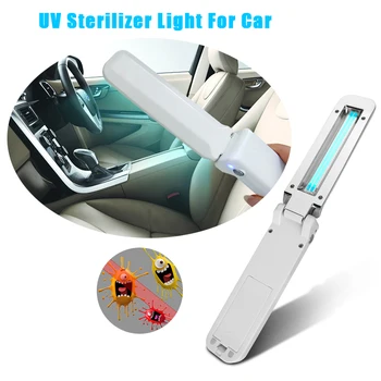 

Car Portable Handheld UV Lamp Sterilizer 2W MINI Size LED UV Sterilizer Disinfection Lamp Folding Ultraviolet Germicidal Light