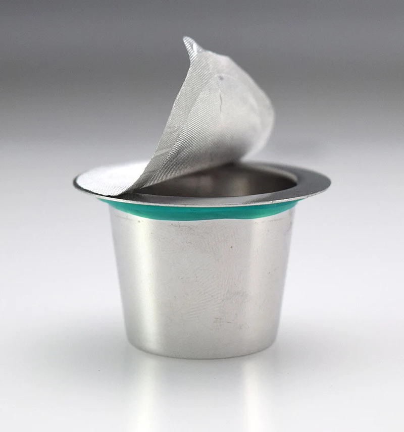 Одноразовая кофейная капсула Nespresso Чашки Упаковочные наклейки пищевой класса алюминиевая герметизирующая фольга чашка-фильтр для кофе крышка уплотнения 120/200/300 шт