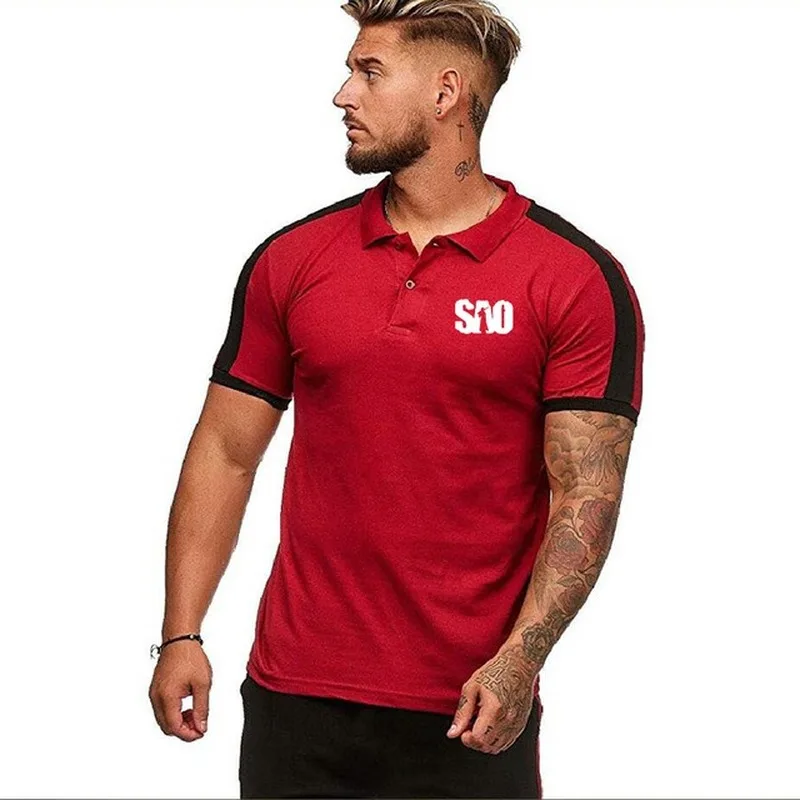 2020Men's Polo рубашка аниме Sword Art Online футболка мужская с коротким рукавом летние
