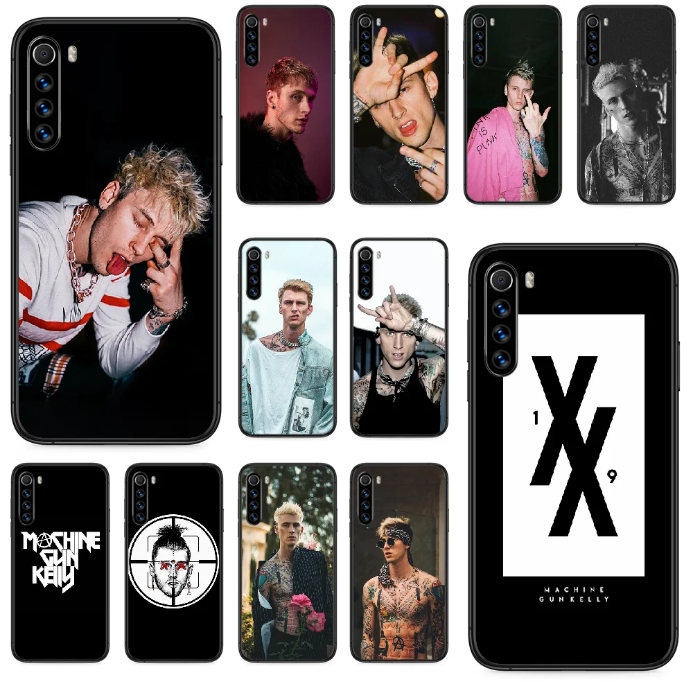 Чехол для телефона с машинным пистолетом Kelly MGK Xiaomi Redmi Note 4A 4X 5 6 6A 7 7A 8 8A 4 5A 8T Plus Pro