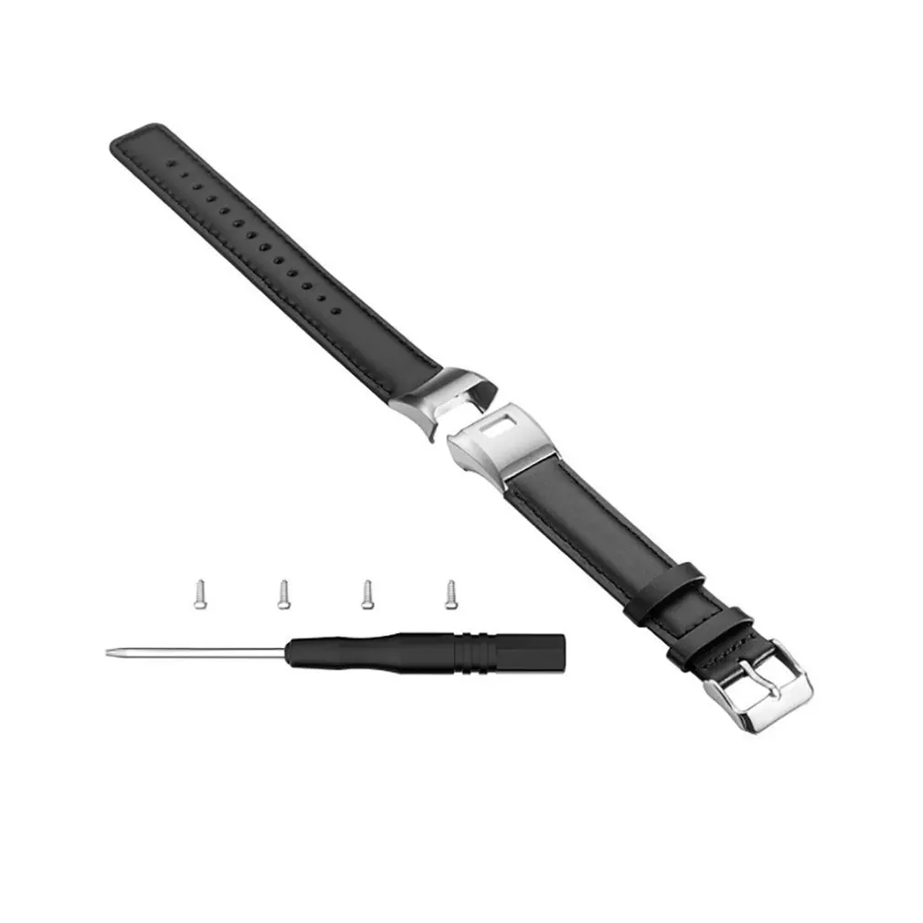 Сменный кожаный ремешок для часы Garmin vivosmart HR плюс на запястье подход X10 X40 Карлос