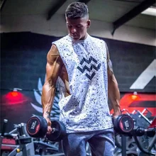 Брендовый спортивный жилет для бега, мужская майка для фитнеса, майка для спортзала без рукавов, майка для тренировок, майка для мышц, одежда для бодибилдинга