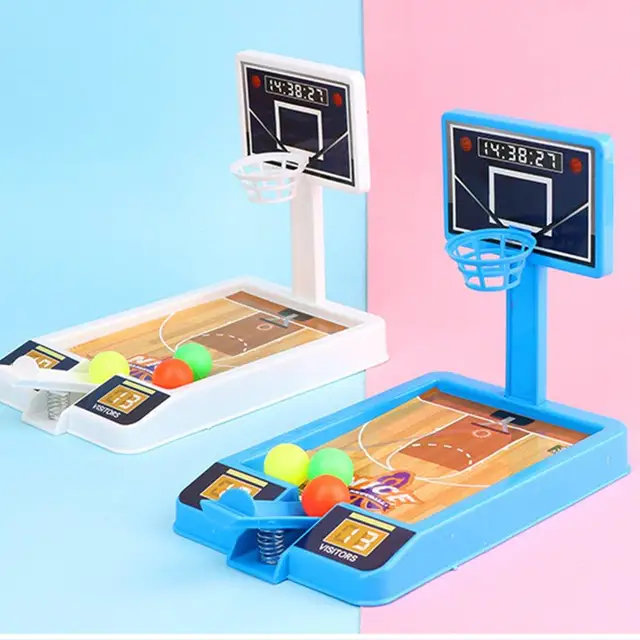 Kids Toys Boys Mini Basketball Hoop Shooting Stand Toy Kids Educational for Children Family Game Toy Sports 2 Player 2