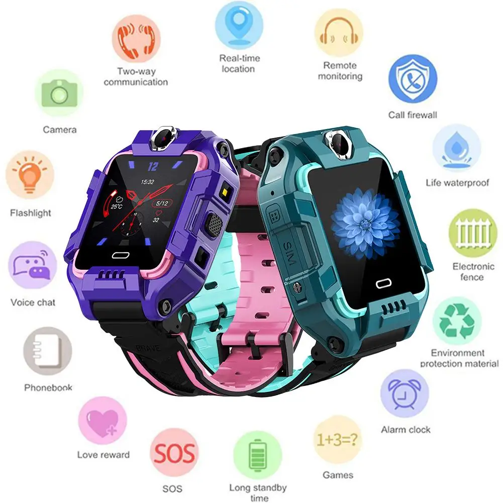 

2019 Newest Y99 1.4 Inches Children 4G Phone Watch Smart GPS Positioning Wrist Watch Sports Fitness Tracker Kids Gifts