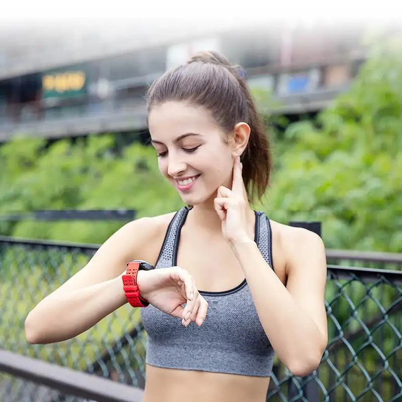 

XIAOMI Youpin Screen GPS Positioning Smart Watch 5ATM Waterproof Heart Rate Monitor Multiple Sports Mode Fitness Smart Bracelet