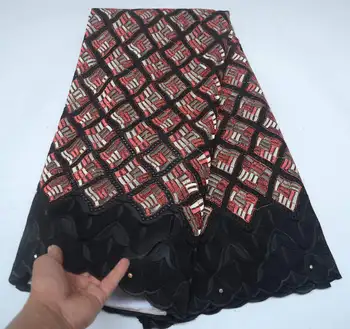 

African Dry Lace Fabric 2019 High Quality Lace Swiss Voile Lace In Switzerland Nigerian Cotton Lace For Wedding dress XJ001