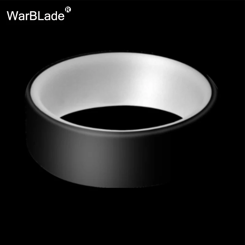 WarBLade, новинка, двухцветные двухслойные силиконовые кольца для мужчин, свадебные резинки, гипоаллергенные антибактериальные силиконовые кольца на палец
