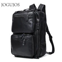 JOGUJOS натуральная кожа, винтажная мужская дорожная сумка, спортивная сумка, мужская сумка, сумка для багажа, дорожная сумка, Большая вместительная кожаная сумка на плечо