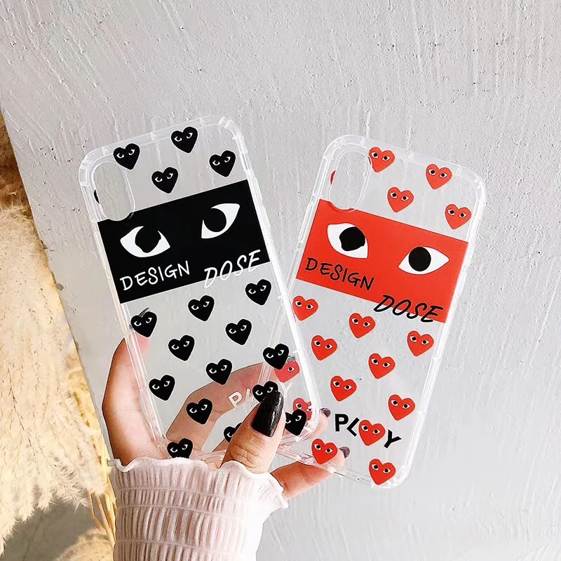 

Couple cute love eyes anti-fall anti-yellow shell for iPhone 11 11pro max XR XS MAX X 8 7 6SPlus fashion soft TPU security cover