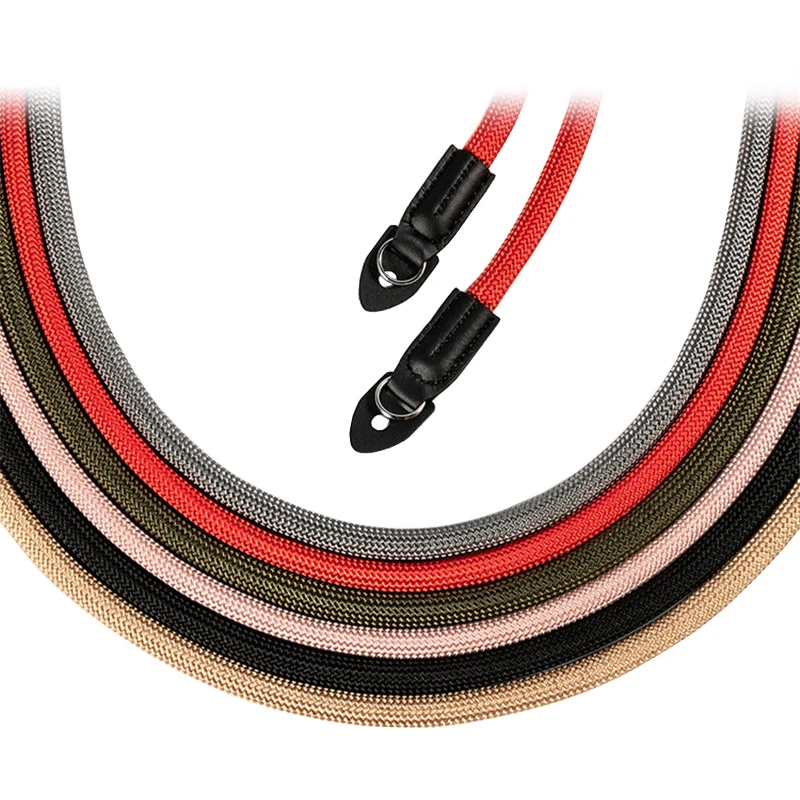 

Mountaineering Nylon Rope Camera Shoulder Neck Strap Belt for Mirrorless Digital Camera Leica Canon Nikon Olympus Pentax Sony