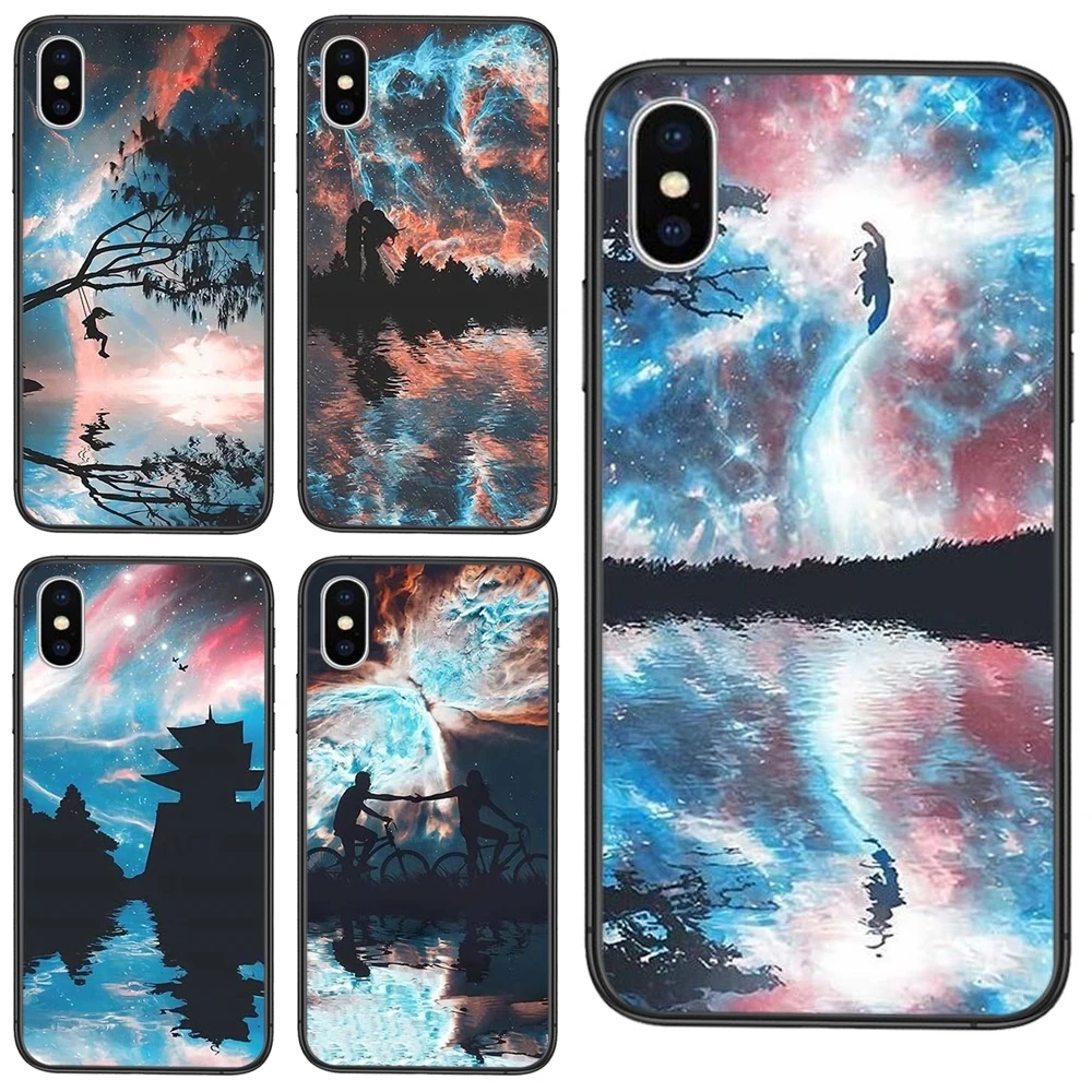 Low Price For Xiaomi Redmi 9 9A 9C 8A Pro Max K40 Plus The Beauty Of Love At Sunset Black Prime Pretty | Мобильные телефоны и
