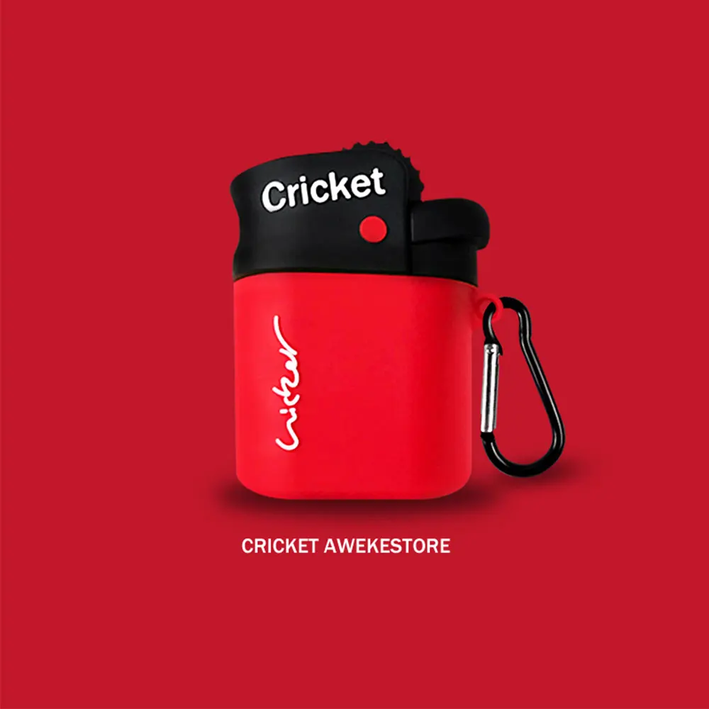 3D хипстер крикет прикуриватель чехлы для наушников для Apple Airpods 1/2 милый силиконовый защитный чехол для наушников Аксессуары