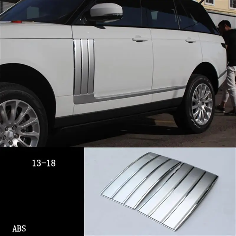 Version A Автомобильная решетка, наружная, декоративная, Авто, Авто, наклейка, Полоска, отделка, яркие блестки, украшение 13 14 15 16 17 18 для Range Rover - Цвет: Version A
