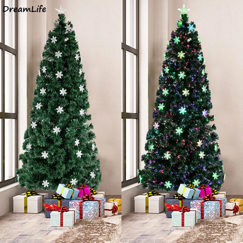 180/210 cm artificial árvore de natal com luz artificial criptografado diy  decoração de natal árvore de natal ano novo decoração de natal|Árvores| -  AliExpress