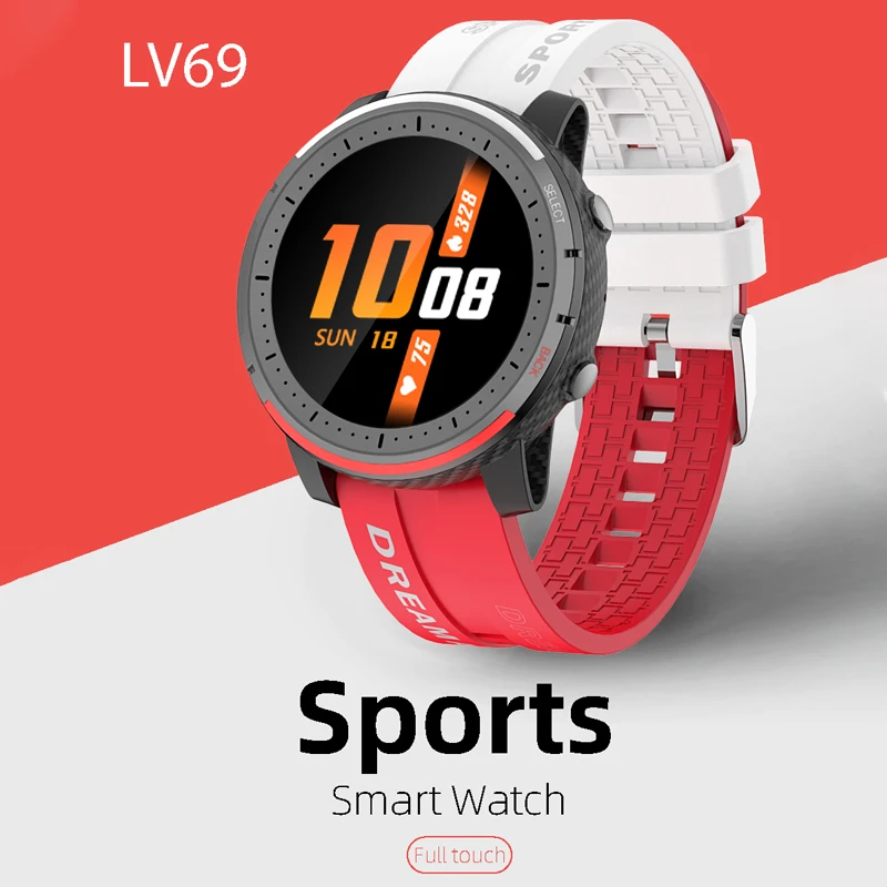 Sport Men Smart Watch LV69 sim card android camera rounded Answer Call Dial Call Smartwatch Heart Rate Fitness Tracker