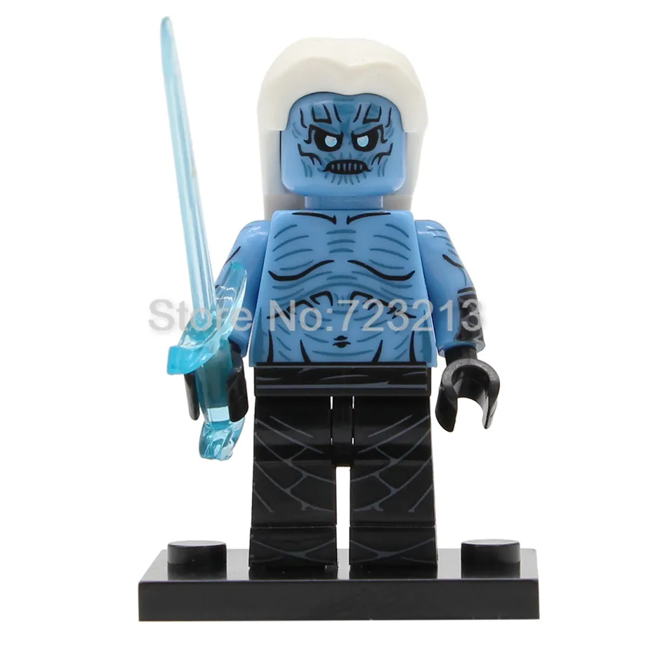 Новая игра престолов Сезон 8 фигурка Джон Сноу беньен Старк белый Walker Wights Джор мормонт самвелл Тарли строительные блоки игрушки