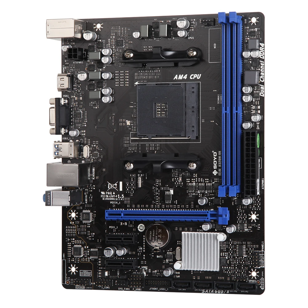 

Easy Install Stable DDR4 Memory USB Motherboard AM4 Durable High Speed For Desktop VGA / HDMI Professional Dual Channel