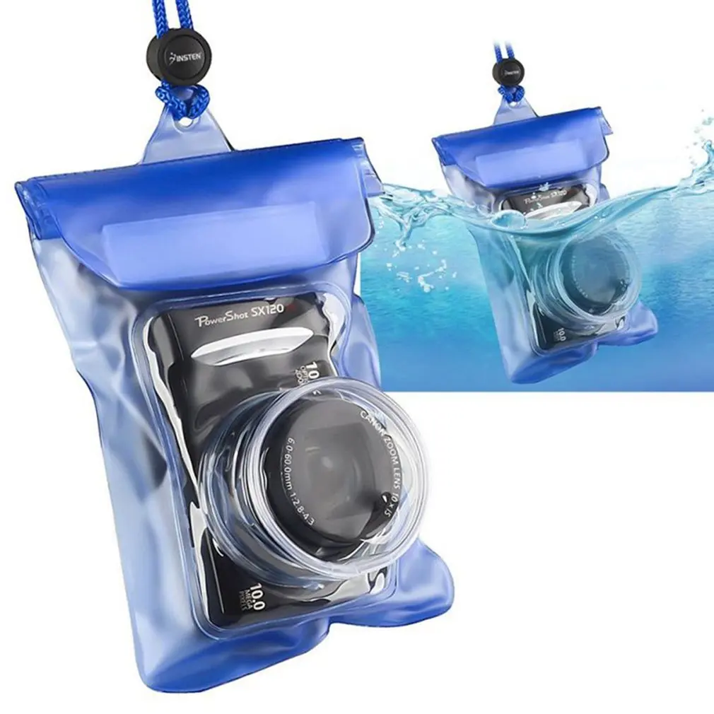 New Waterproof Case Cover Digital Camera Underwater Dry Bag Scuba Swimming Beach
