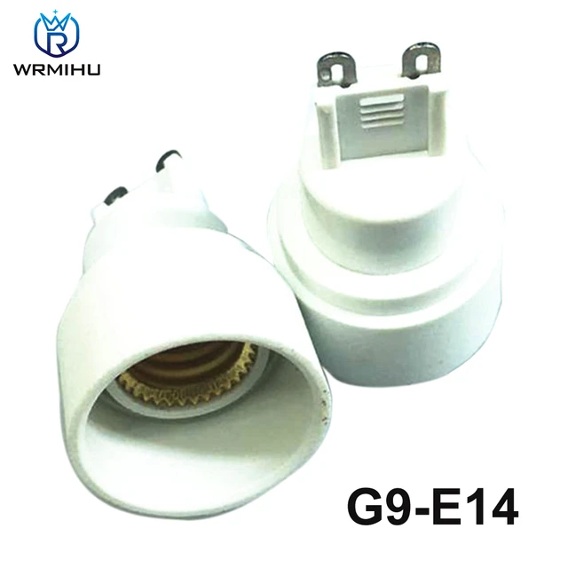 Base de douille G9 à E14 pour halogène CFL, adaptateur de lampe, support  convertisseur d'ampoule, 1 pièce - AliExpress