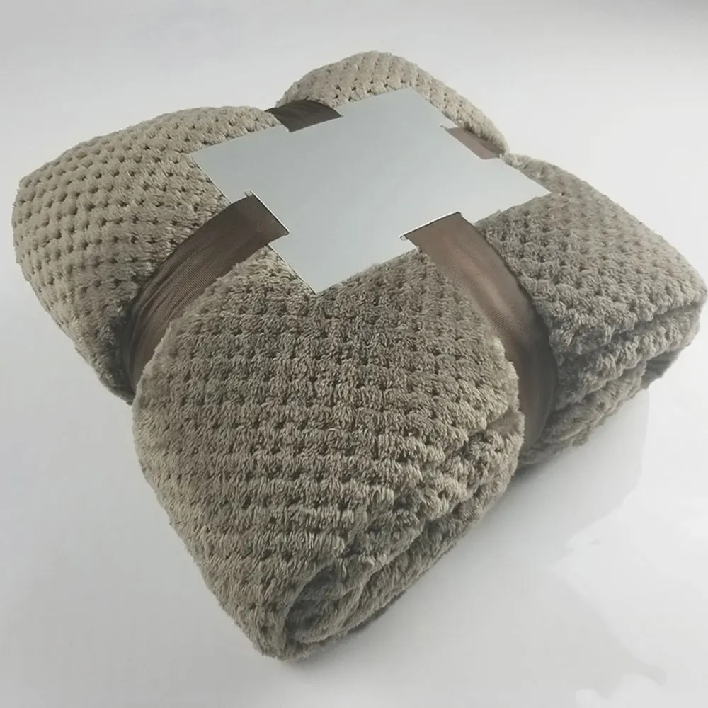 coffee 3D пушистые супер мягкое Детское покрывало розовый синий уютное детское одеяло Весенняя одежа для малышей, комплекты постельные принадлежности одеяло из флиса кораллового цвета с мехом детская Одеяло - Цвет: coffee