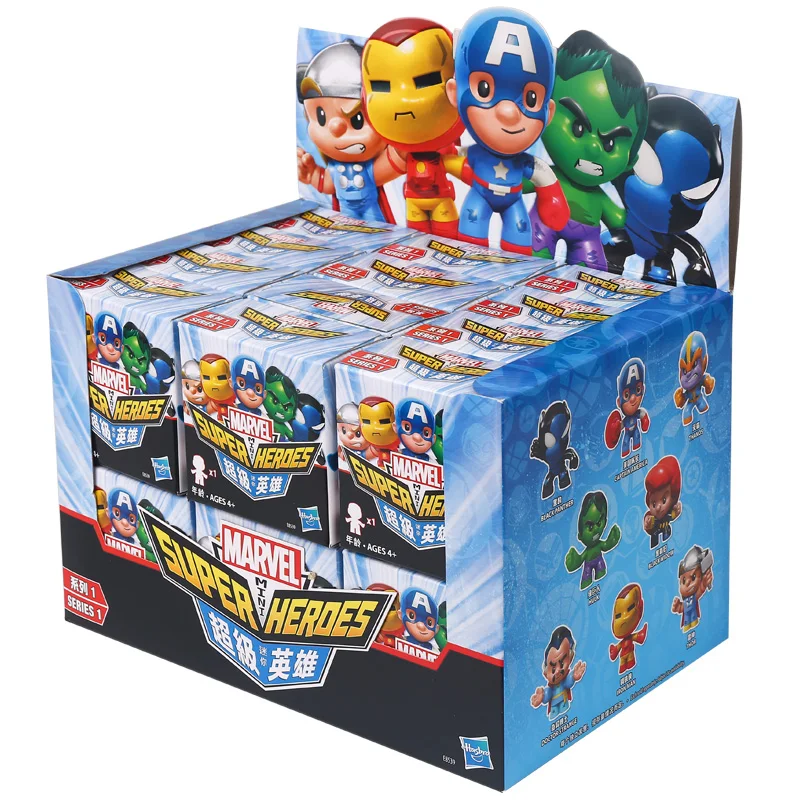 Hasbro 24/шт. Marvel Мини Фигурка супергероя глухая коробка серия Железный человек красота команда и другая модная игрушка для детей подарок